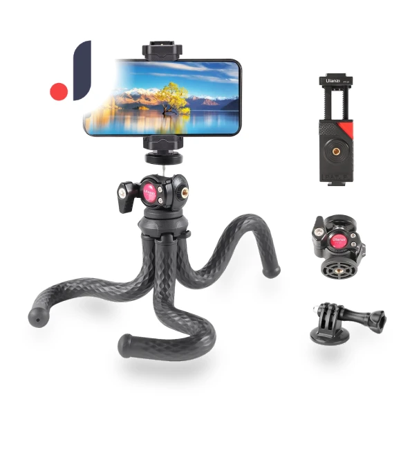 Smartphone Tripod Flexible Tripod with Smartphone Holder and GoPro Smartphone Stand Mini — Camera Supports, Ulanzi
