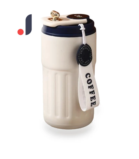Thermal Coffee Mug with Temperature Display — Beverage Warmers, Decorative Life