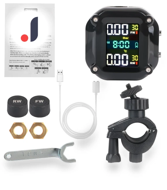 TPMS System for Motorcycle Tire Pressure Monitoring — TPMS Sensor Replacements, Home Textile Home Decoration