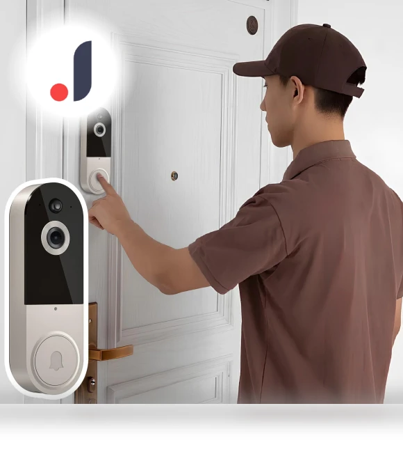 Wireless Video Doorbell with Outdoor Camera — Smart Home Security, Hong Rose