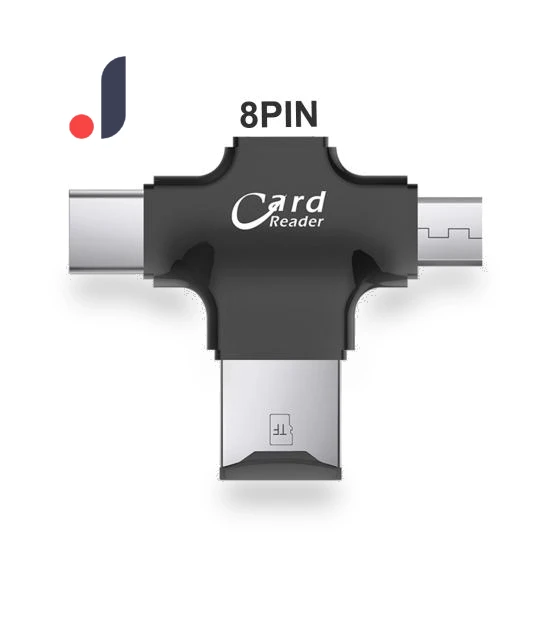 4-in-1 Smart Speed Transmission Card Reader — Memory Card Adapters, SEOBIOG