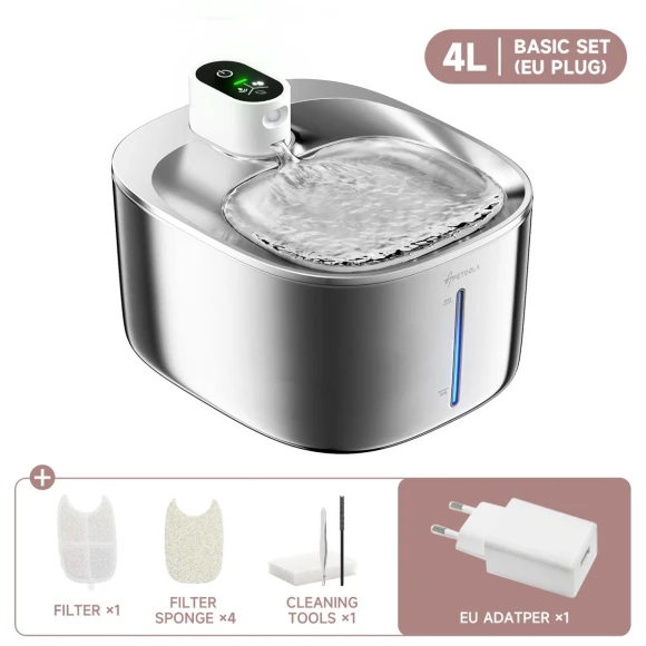 Automatic Sensor Drinking Fountain for Cats and Dogs — Fountains, Pet Supermarket