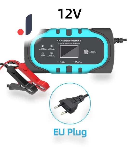Automatic Smart Car Battery Charger with LCD Display — Battery Chargers, Optimized General