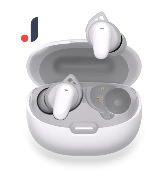 Bluetooth Earbuds with AI Noise Cancellation — In-Ear Headphones, HAYAO