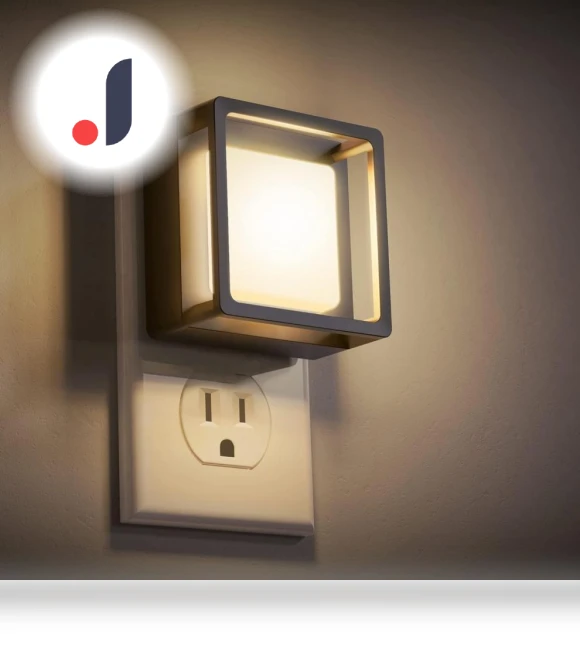 Modern Small Wall Plug in Night Lamp — Night Lights, QIANBAIDI