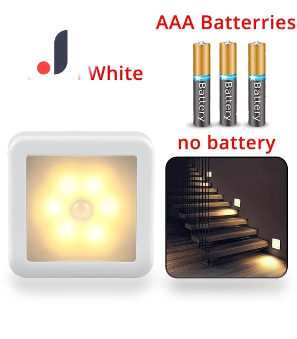 Motion Sensor LED Night Light with Smart USB Charging — Night Lights, Heal Care