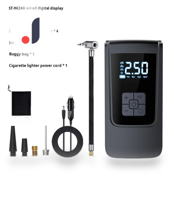Smart Air Compressor with LED Light — Tire Inflation Solutions, JOHO