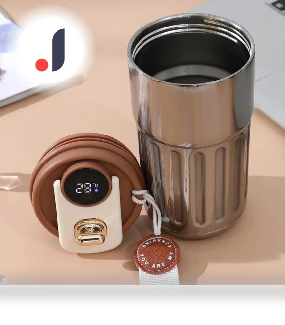 Smart Temperature Display Insulated Cup — Beverage Warmers, TOP MALL-005