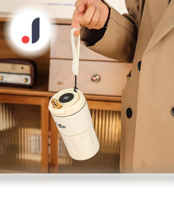 Smart Temperature Display Vacuum Cup — Beverage Warmers, TOP HOME