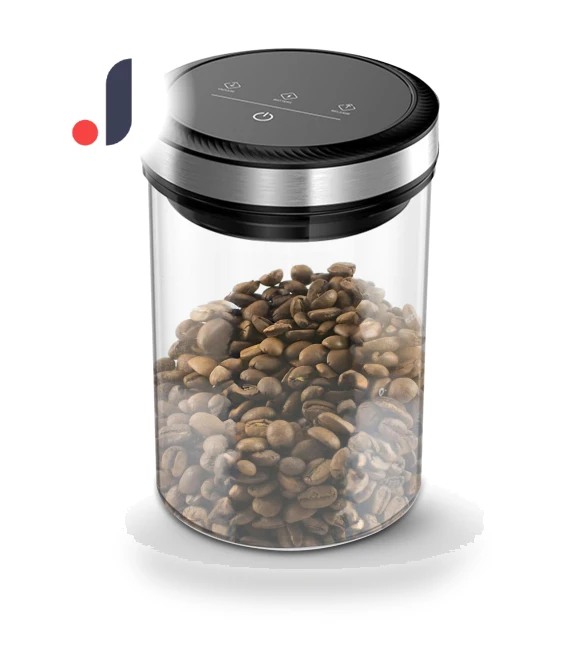 Vacuum Coffee Canisters with Airtight Lids — Coffee Pod Holders, Listing stainless utensil
