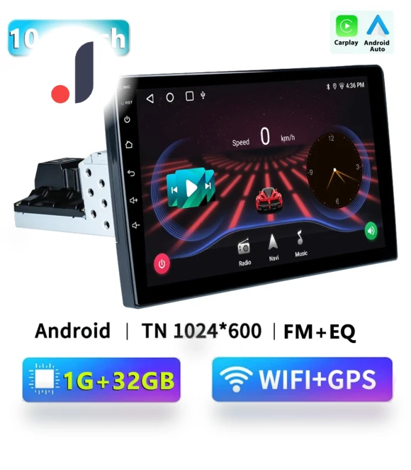 10-inch Touchscreen Car Stereo — Stereo Receivers, ToyousoniC