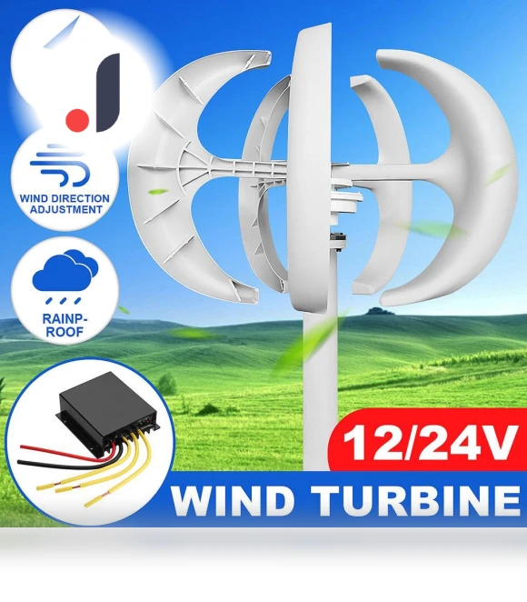 1600W 12V/24V Wind Turbine Generator — Renewable Energy Solutions, The Romantics