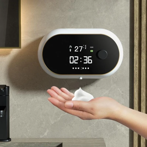 Automatic Wall-Mounted Soap Dispenser — Hand Dryers, Seahorse Home