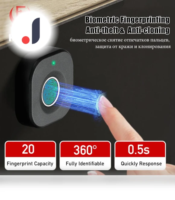 Biometric Fingerprint Lock — Locks, Super Featured