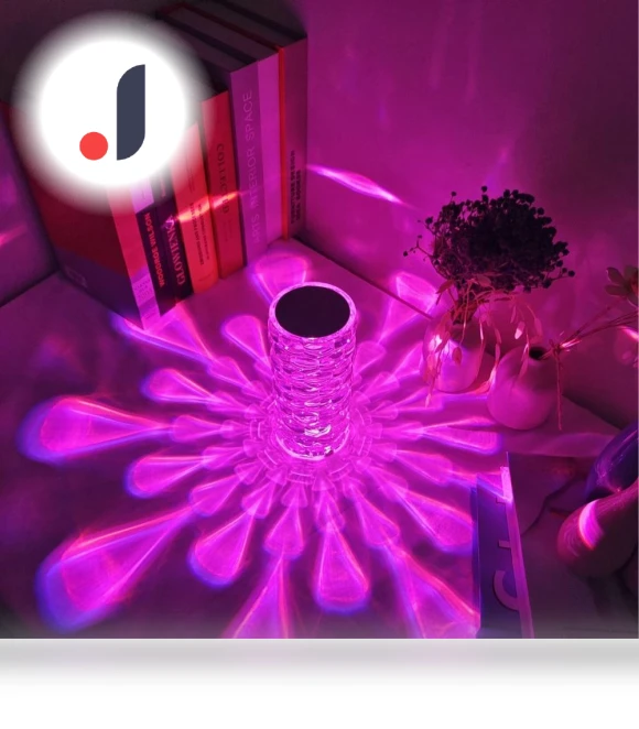 Crystal Nordic Style RGB LED Desk Lamp — Study & Desk Lighting, TOP HOME-002