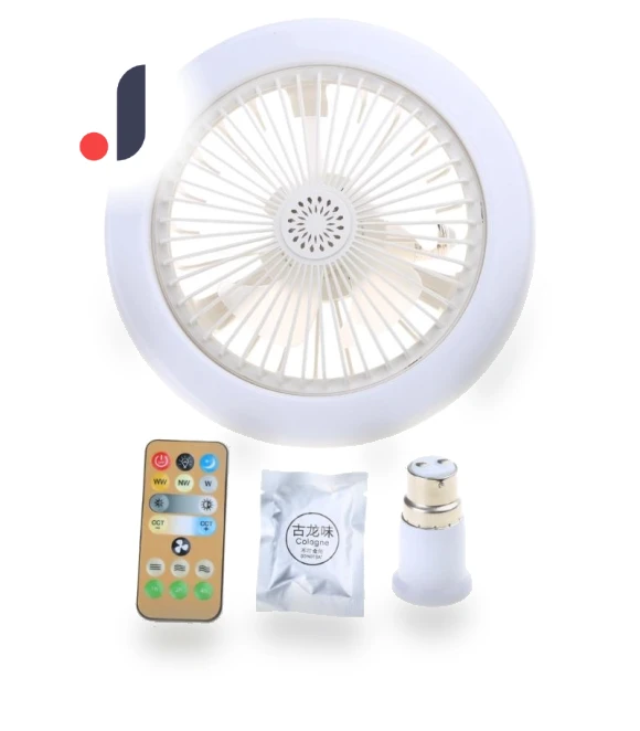 Electric Ceiling Fan with LED Light — Ceiling Fan Lighting Solutions, TOP HOME-002