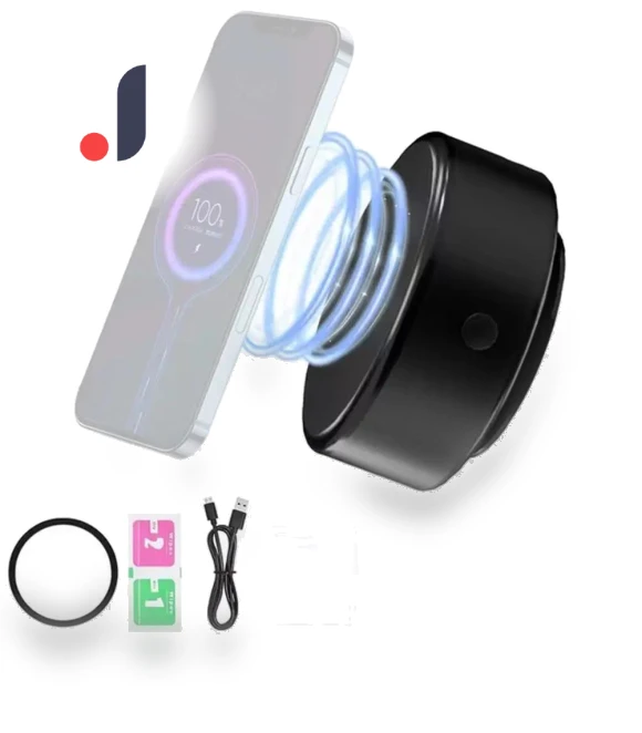 Magnetic Wireless Phone Holder with Charging — Dashboard Installation Kits, Lntelligent Living Hall