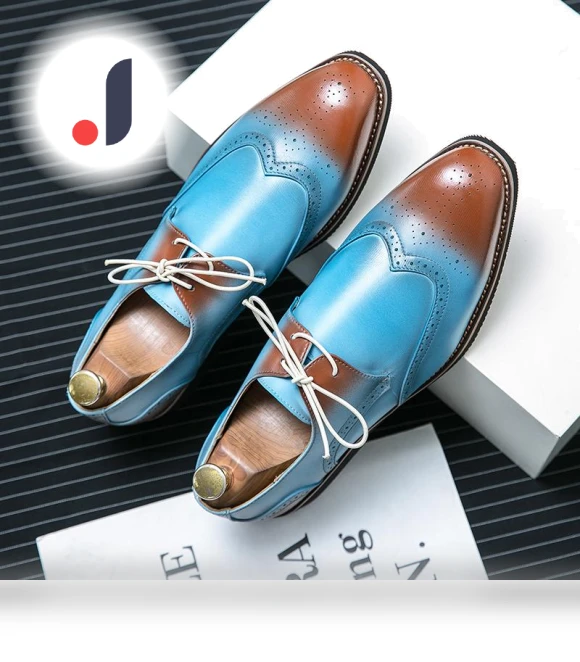 Men's Smart Lace-Up Office Shoes — Trendy Sneakers, SoleVibe Shoes