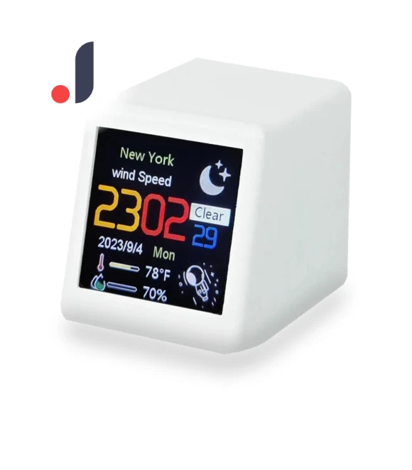Mini Size Smart WIFI Weather Station Clock — Clocks, Comfort Homeware