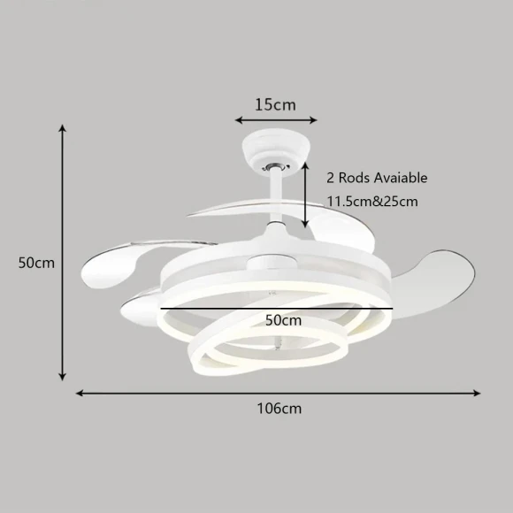 Modern Ceiling Fan with Lighting — Ceiling Fan Lighting Solutions, Vinde Home