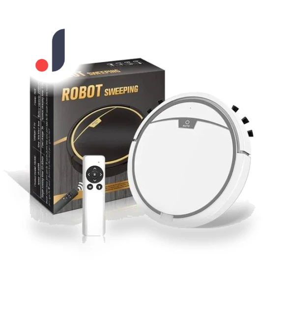 Remote Controlled Household Robot Vacuum — Smart Cleaning Robots, Modern Home Furnishing