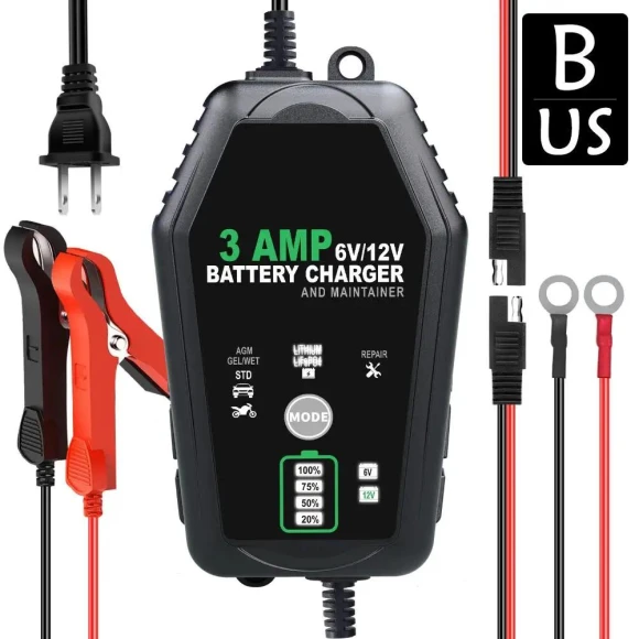 Smart Battery Charger Automatic for Trickle Lithium LiFePO4 Lead-Acid Batteries — Chargers, HTRC