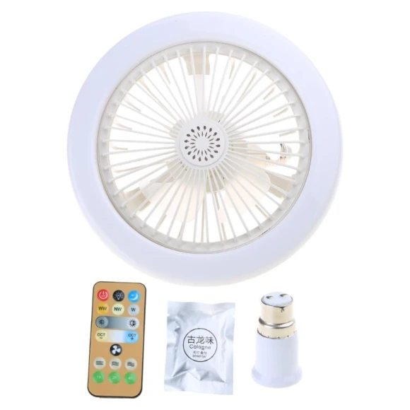 Smart Ceiling Fan with LED Light — Ceiling Fan Wall Controls, Intelligent Living Hall