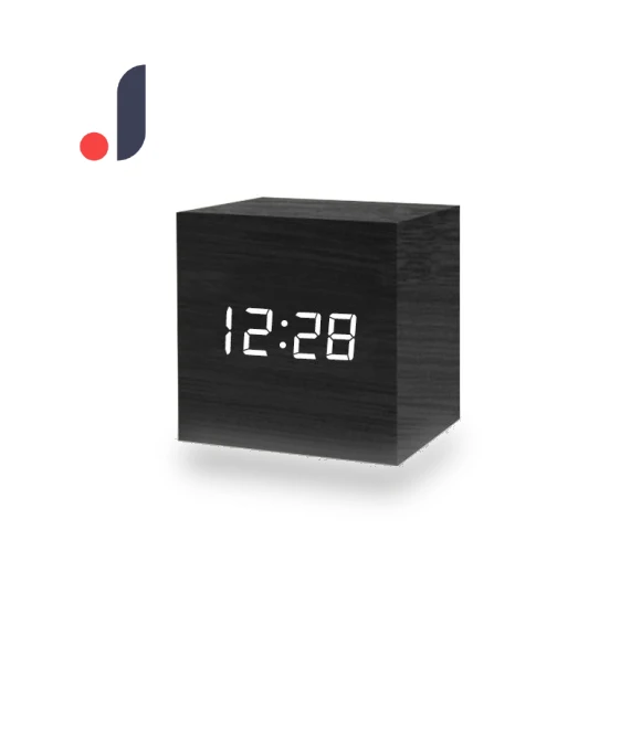 Smart LED Wooden Alarm Clock — Clocks, Homedepot