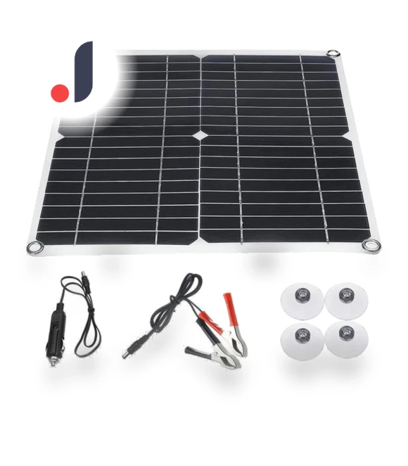 Solar Panel Kit 12V with Charge Controller — Renewable Energy Solutions, Homedepot