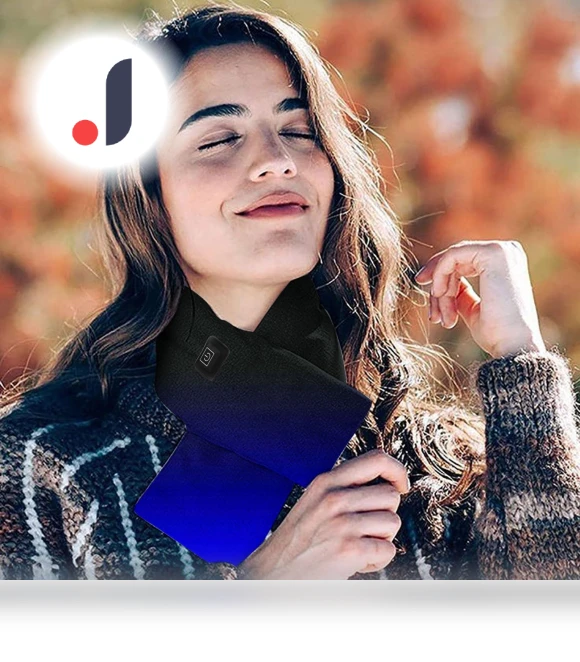 USB Heated Scarf — Winter Scarves, Ren Bag
