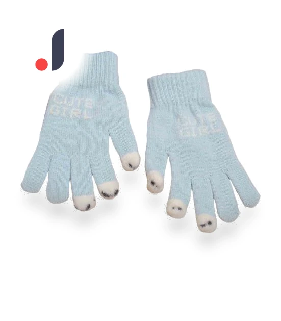Winter Women's Gloves with Open Fingertips — Gloves & Mittens, tianhangyuan