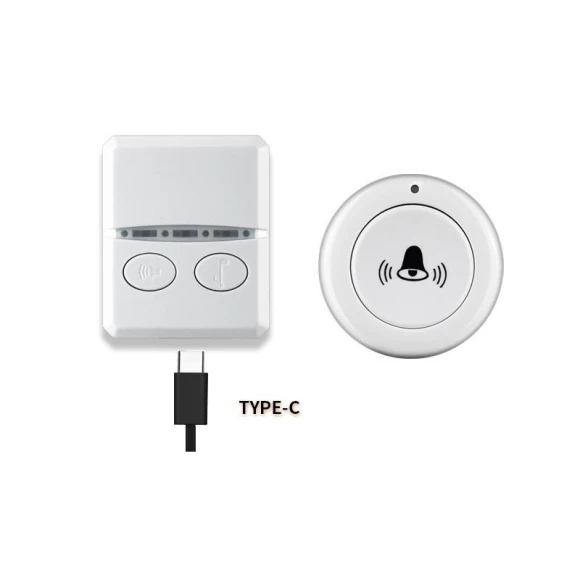 Wireless Electronic Doorbell — Push Buttons, Holland Zho
