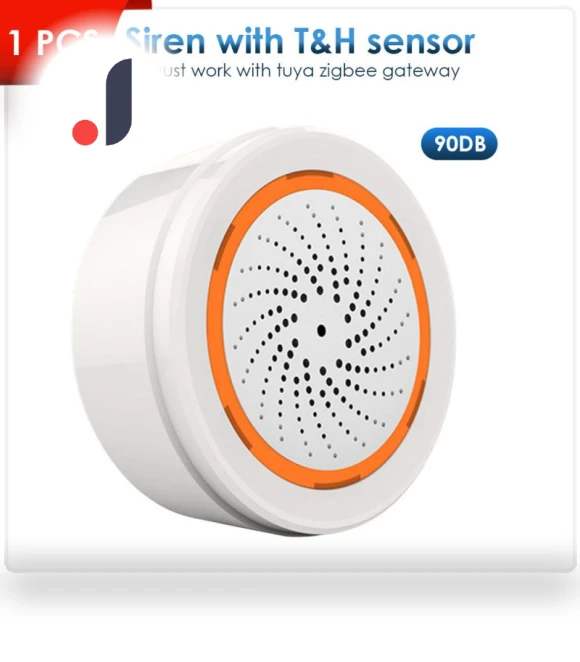 3-in-1 Sound Light Sensor with Built-in Siren — Smart Home Security, Serene Homes