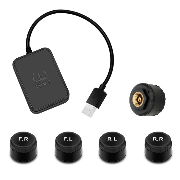 Automotive Tire Pressure Monitoring System with Mobile Display — TPMS Sensor Replacements, 888 Auto Parts Town