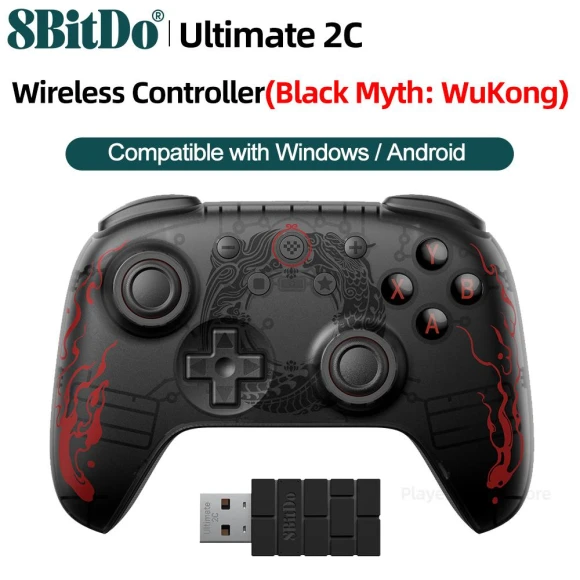 Black Myth Wukong Ultimate 2C Wireless or Wired Game Controller — Game Controllers, 8BitDo