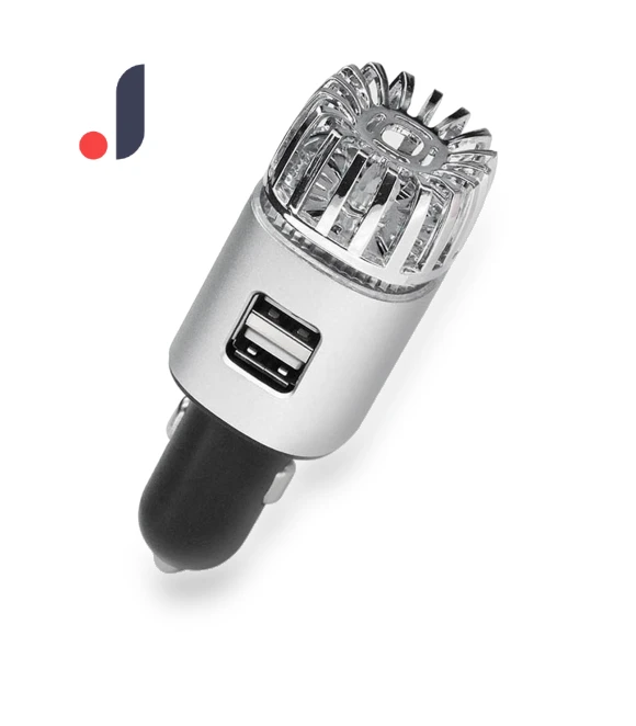 Car Air Purifier with USB Charger — Activated Carbon Air Purifiers, TOP HOME