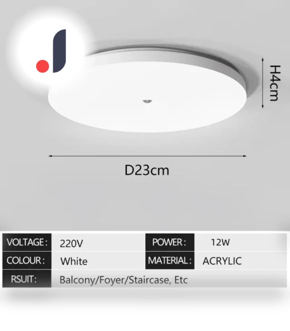 Ceiling Motion Sensor Light — Close To Ceiling, Elegant Living House
