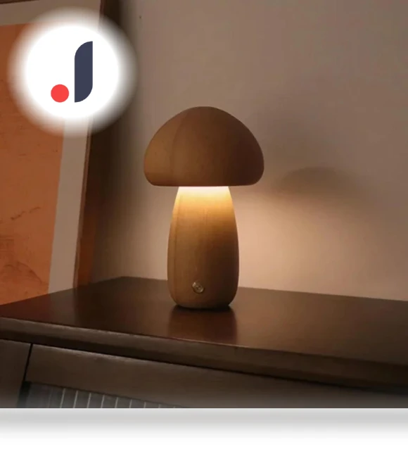 LED Mushroom Night Light — Night Lights, Elegant Living House