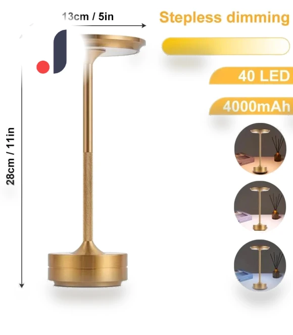 Metal LED Touch Desk Lamp — Desk & Table Lighting, TOP HOME