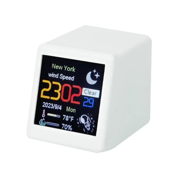 Mini Size Smart WIFI Weather Station Clock — Clocks, Serene Homes