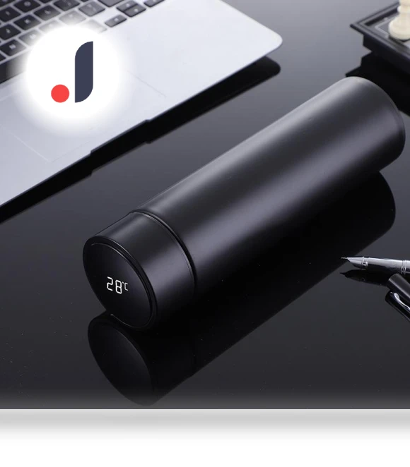 Smart Digital Thermos Water Bottle — Travel Drinkware, Elegant Living House