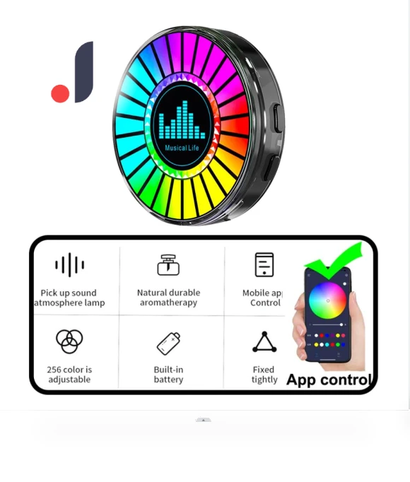 Smart RGB Led Lights 3D Sound Control Music Rhythm Lights — Car Accessories & Gadgets, A Auto Parts Mall