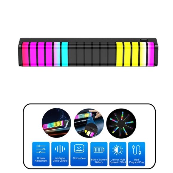 Smart RGB Pickup Lights LED 3D Ambient Lamp — Car Accessories & Gadgets, Auto Launcher