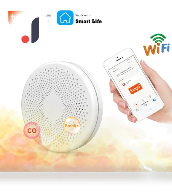 Smart Smoke & Carbon Monoxide Detector — Smoke & CO Detectors, Vinde Home