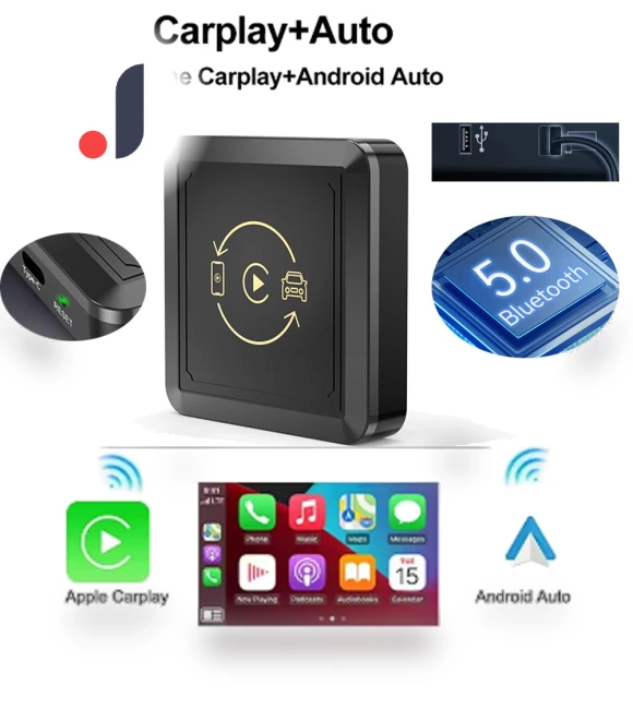 Wireless CarPlay & Android Auto Adapter — Phone Accessories, A Auto Parts Mall