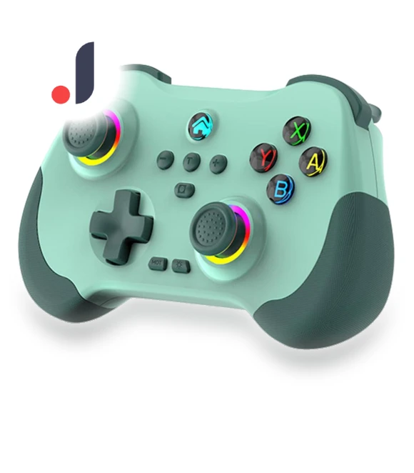 Wireless RGB Controller with Dual Vibration — Accessories, Home Textile Home Decoration