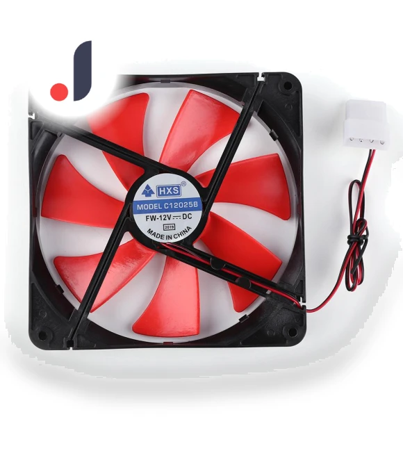 140mm 4-Pin DC 12V PC Case Fan — CPU Fans, Optimized General
