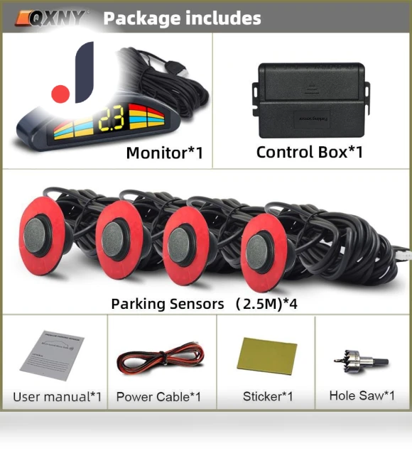 Car 4 Parking Sensor Kit — Car Accessories & Gadgets, A Surname Home