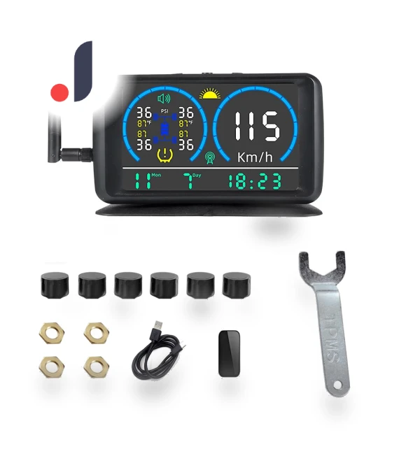 Color LCD Display Car Tire Pressure Monitoring System — TPMS Sensor Replacements, RuJia Home Decor