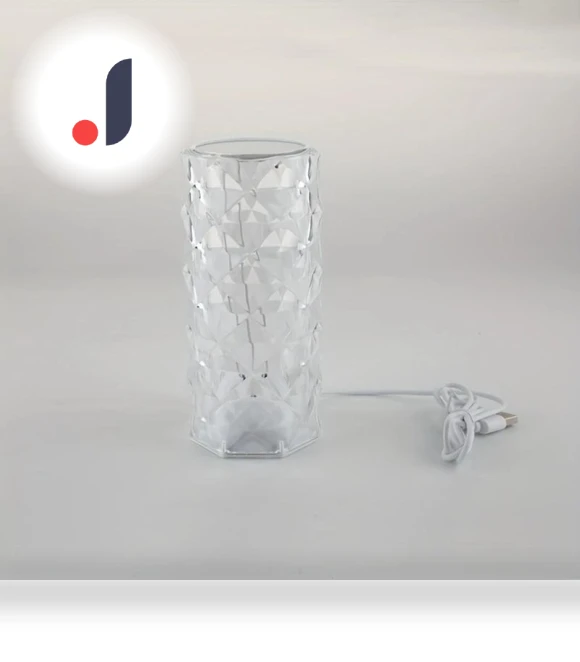 Colorful Touch Crystal Atmosphere Lamp — Lamps & Shades, Stone Home